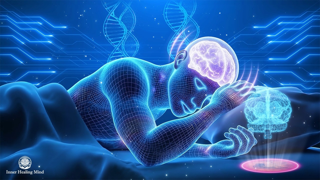 432Hz + 528Hz | The Deepest Healing Sleep: DNA Repair, Heal All Damage In The Body and Spirit