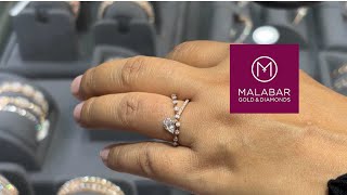 Diamond bracelet/ beautiful rings ❤️/ stud designs with price Malabar gold diamond jewellery designs