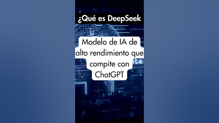 ¿Qué es DeepSeek? Nuevo modelo de IA revolucionario. #artificialintelligence #deepseek