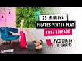 25 min  pilates ventre plat  cours de pilates complet tous niveaux  marine biren  flashfithome