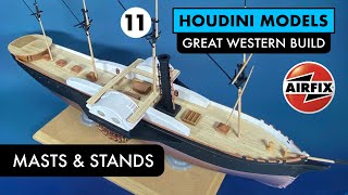 HANG EM FROM THE YARDARM Airfix Great Western Part 11 Masts, Yards and Pedestal Stands