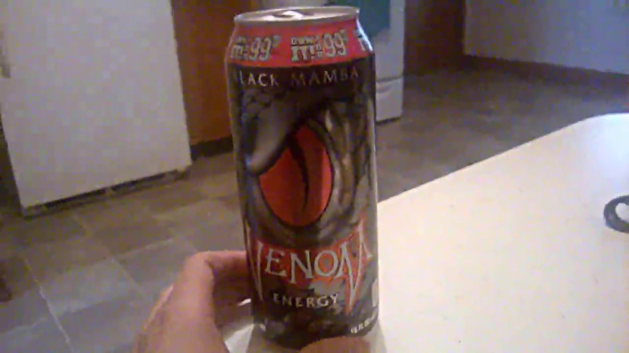 venom energy drink review YouTube