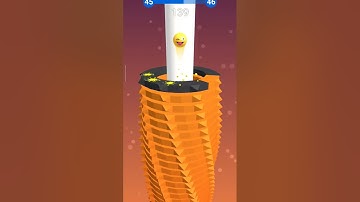 Stack ball 3D Game | lever 48 | play stack ball game in fast speed | stack ball game youtube #shorts