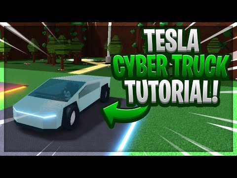 Tesla Cyber Truck Tutorial in Build a Boat for Treasure! 1K Subscriber Special!