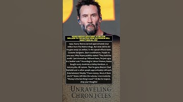 💔KEANU REEVES GAVE AWAY 75 MILLION DOLLARS TO THE MATRIX CREW HIS REASON WILL MAKE THEM ALL CRY
