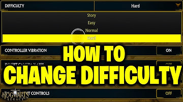 HOGWARTS LEGACY HOW TO CHANGE DIFFICULTY