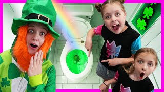 We Caught A Leprechaun Is It One Of Us? St Patricks Day Family Challenges With Kin Tin And Roro