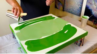 INFUSING a Split Base! Nature  Inspired Dutch Pour Abstract Fluid Art Painting Tutorials