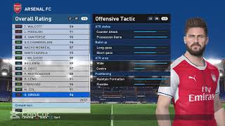 PES 2017 - 2035/2036 Arsenal Master League Season Review