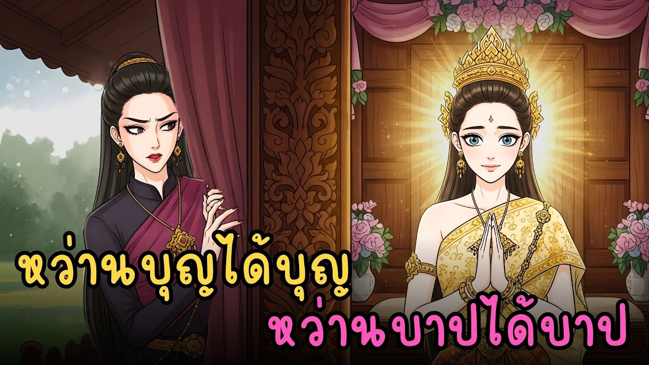 น้องยอมแต่งแทนได้บุญ คนแย่งคู่รับกรรม| นิทานพื้นบ้านไทย · เรื่องเล่าเก่าแก่