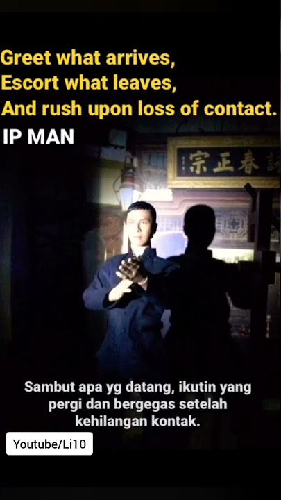 Ip man Quotes- Rush upon loss of contact #shorts #ipman #donnieyen #wingchun