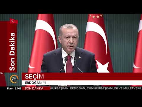 Cumhurbaşkanı Erdoğan: Erken