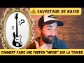 Sauvetage de basse et finition miroir de la touche 