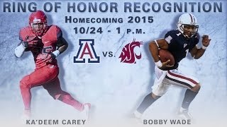 Bobby Wade and Ka'Deem Carey - Ring of Honor Ceremony