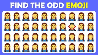 FIND THE ODD EMOJI OUT in this Odd Emoji Puzzle! | Find the ODD One Out | Ultimate Emoji Puzzle