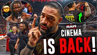 THE BLOODLINE CINEMA IS BACK 🔥ROMAN Reigns Destroys EVERYONE ! Oba FEMI Lesnar - RAW Highlights