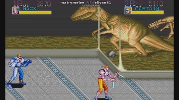 Fightcade Captain Commando - Capcom 1991 - MAC & CAPTAIN - 2 players 1 credit gameplay キャプテンコマンドー