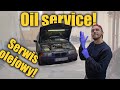 Sealing the engine attempt and oil service - BMW e36 touring 316i M43B16