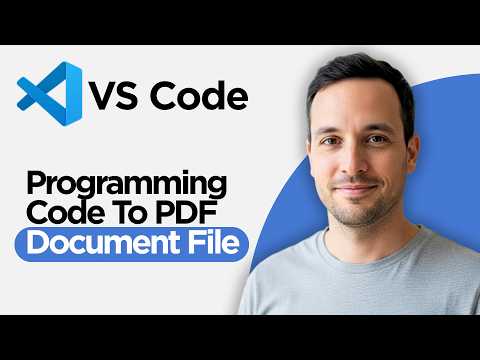 How to Export Programming Code from Visual Studio Code to PDF Document File (2026 Full Guide)