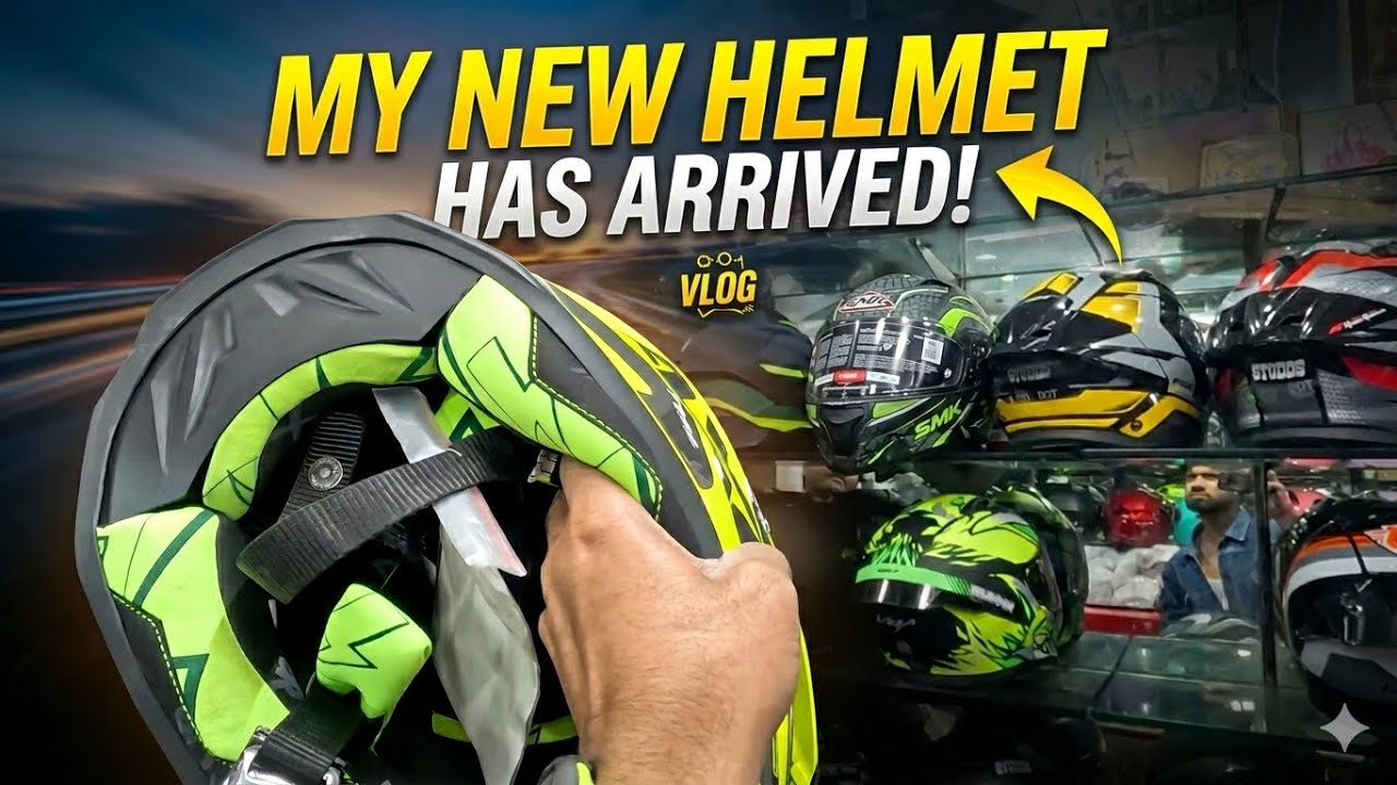 The Most Aggressive Choice? | My New Helmet Unboxing! ⚡