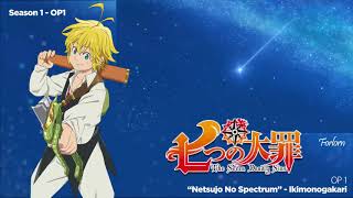 ♫Nanatsu no Taizai All Openings Full (1-9)