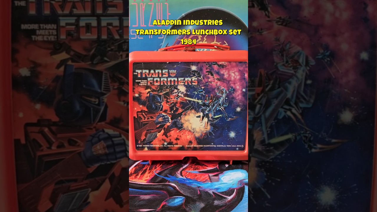 TRANSFORMERS LUNCHBOX From the 80's! #transformers #lunchbox #80s
