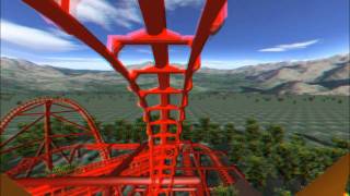 3D Rollercoaster: Falcon (3D Glasses needed) (No Limits Simulator) screenshot 3