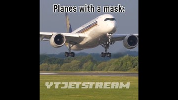 Planes With Mask V/S With An Actual mask🔥😷 #aviation #plane #airplane #mask #airline #edit