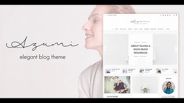Azumi - Elegant Blog Theme | Themeforest Website Templates and Themes