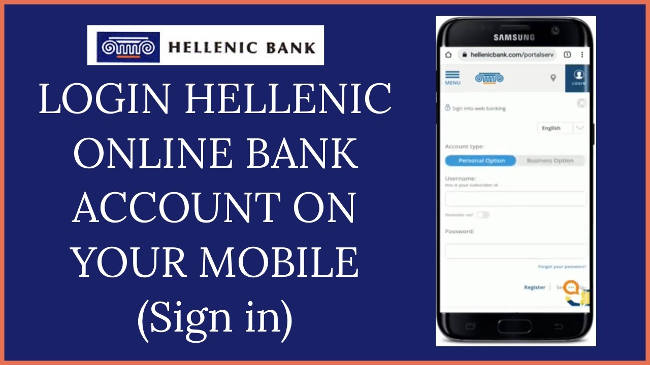 How to Login Hellenic Bank Mobile Banking Account Online Hellenic