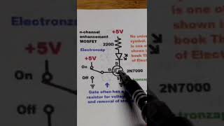 2nd N Channel Enhancement Mode MOSFET Switch Circuit 2N7000 #electronics #howto #diy 2nd N Channel Enhancement Mode MOSFET Switch Circuit 2N7000 #electronics #howto #diy