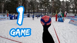 SNOW VOLLEYBALL FIRST PERSON | INTERNATIONAL SNOW VOLLEYBALL COMPETITION | 2024