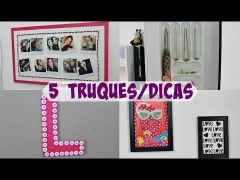 5 TRUQUES/DICAS PARA DECORAR O QUARTO - Sisters Lellis