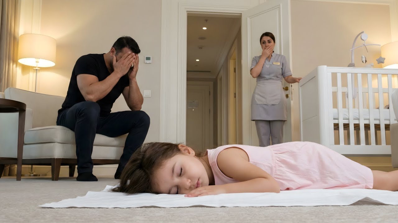 HIZMETÇI KÜÇÜK KIZIN NEDEN AĞLAYIP ÇIĞLIK ATTIĞINI GÖRMEK İÇIN ODAYA GİTTİ VE BABASINI GÖRÜNCEDONDU…