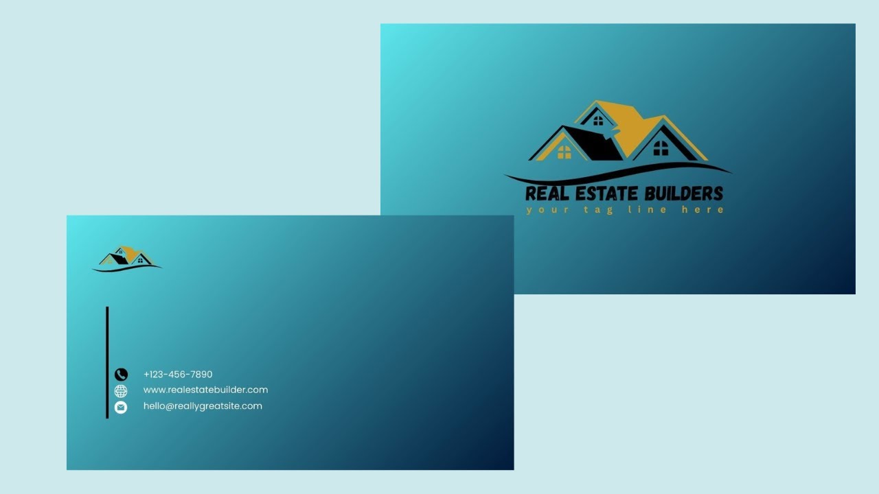 How to Create a Professional Business Card || 