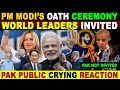 Pm modi ignored pakistan at oath ceremony  pak public crying reaction  sana amjad