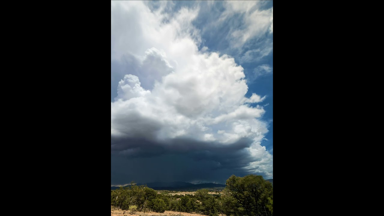 24June09 Vertical Santa Fe Storm Time Lapse