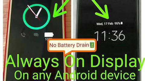 Always-on Display  For almost Any Android Device in Hindi [No Root]