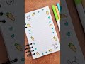 Cute 🥰 border designs for front page #art #drawing #trending