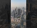 View from the Top of Burj Khalifa 🌆 | World’s Tallest Building#shortsfeed