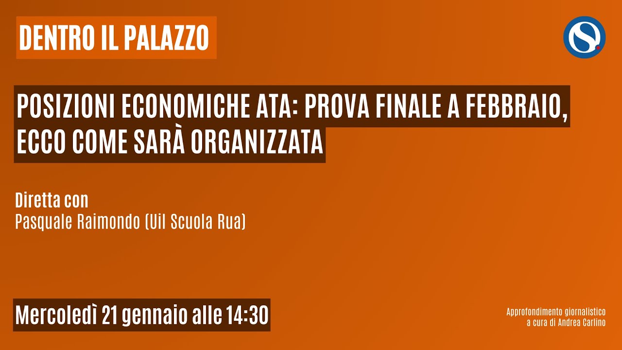 Posizioni economiche ATA, ecco come sarà organizzata la prova finale. Tutte le info utili