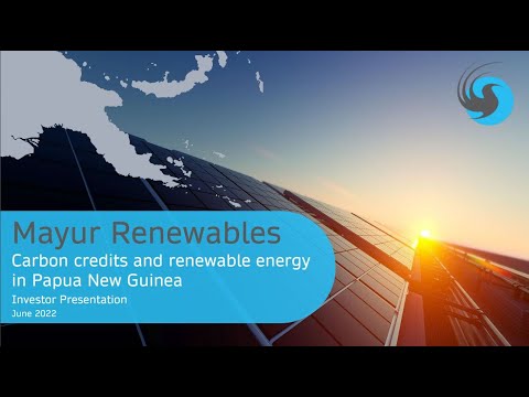 Mayur Renewables Strategic Partnership Conference Call