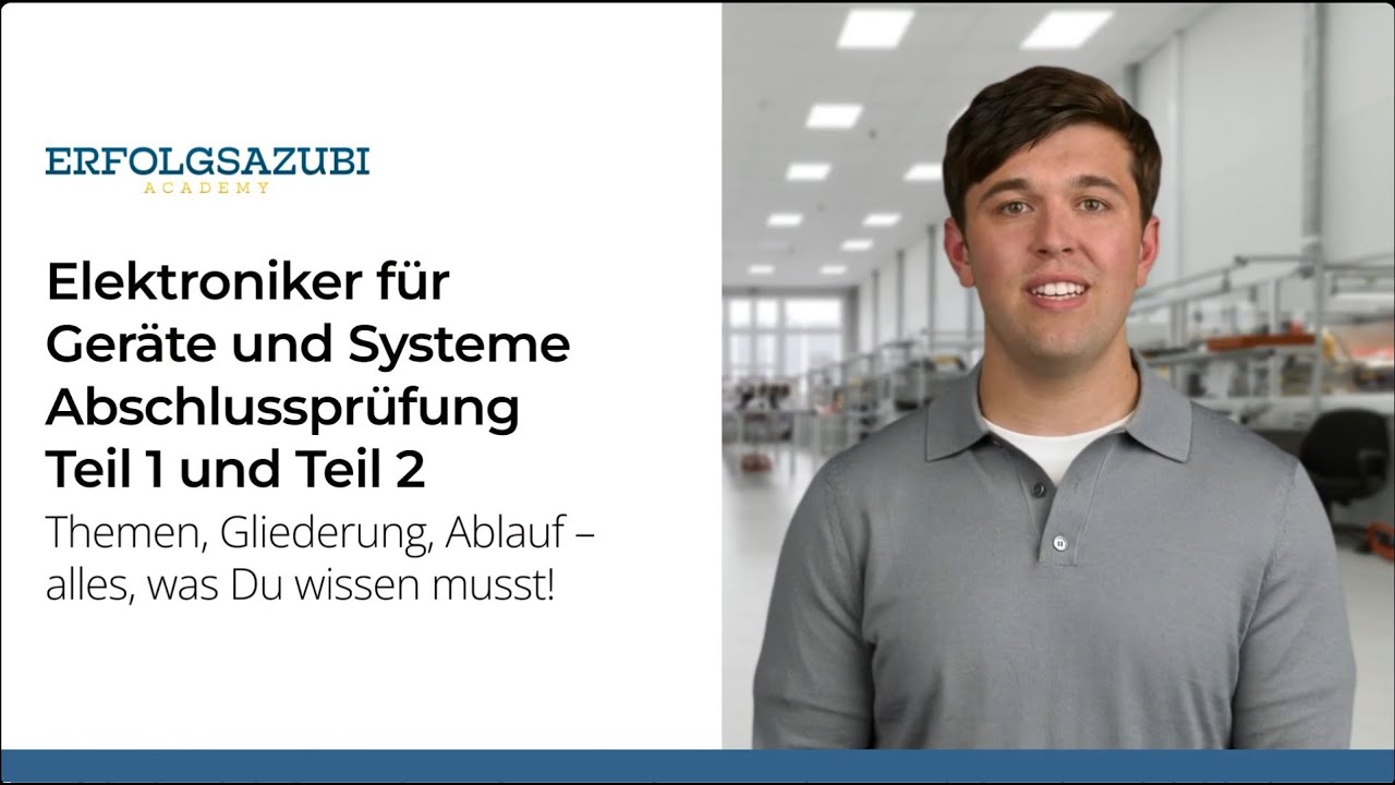 Abschlussprüfung Teil 1 Elektroniker Für Betriebstechnik 2017 Elektroniker für Geräte und Systeme Abschlussprüfung Teil 1 & 2: Guide