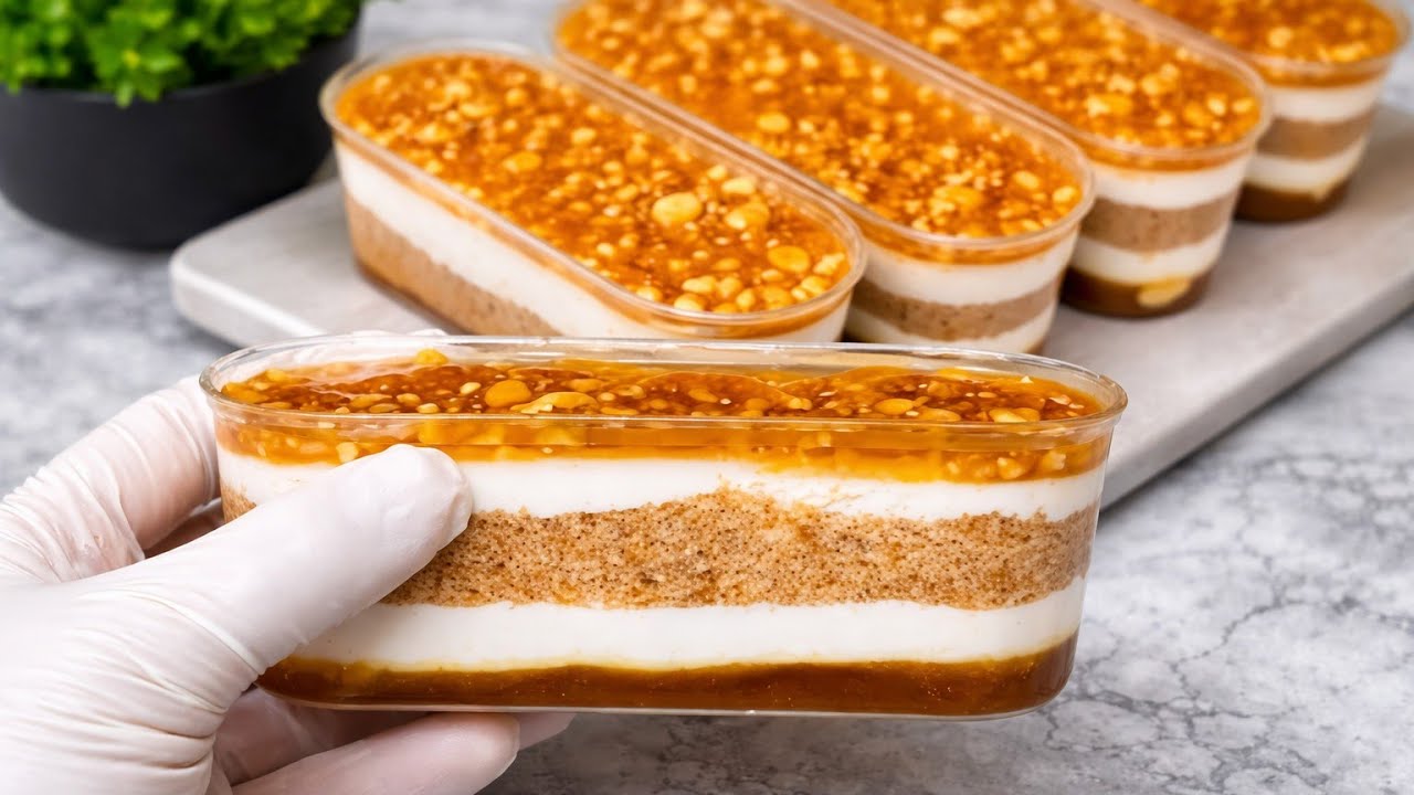 من غير فرن ولا شربات ❌ كنافة بالكراميل بطريقة عبقرية 😍 أسهل تحلية رمضان وهتعمليها على طول