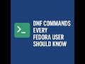 DNF Commands Every Fedora User Should Know