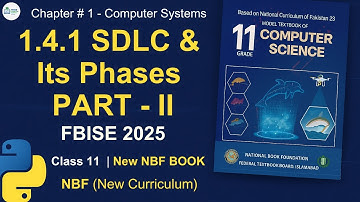 FBISE Class 11 Computer Science Chapter 1 | SDLC Phases Explained | FBISE New Book 2025