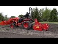 Ever Seen a Power Harrow? Planting Sweet Corn in Garden!