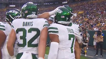 Justin Fields Gets 13 Yard Touchdown vs Packers Preseason Week 1 | NFL 2025