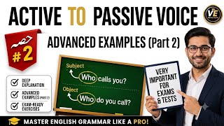 Active to Passive Voice 🔥 Part 2 | 90% Students Make These Mistakes | Velvet English