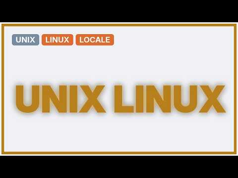 Unix & Linux: How to change locale to English?
